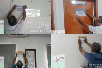 PREFEITURA DE BRASILÂNDIA REALIZA AÇÃO DA AP COM ADESIVAÇÃO EDUCATIVA .