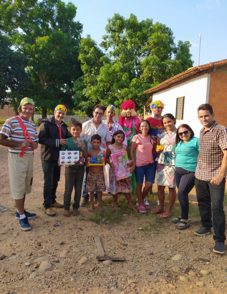 Prefeitura e Câmara de Brasilândia do Tocantins celebram Dia das Crianças com distribuição de brinquedos