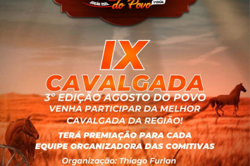 IX CAVALGADA 3ª EDIÇÃO AGOSTO DO POVO.